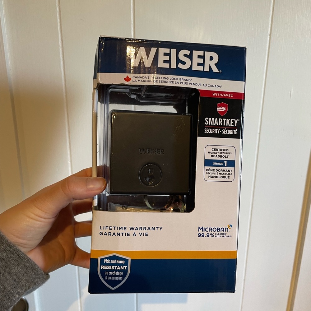 WEISER deadbolt